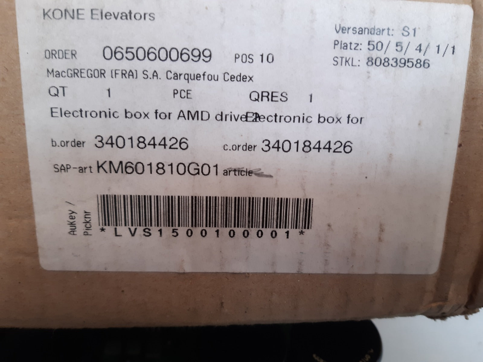 Kone km601810g01 pcb card