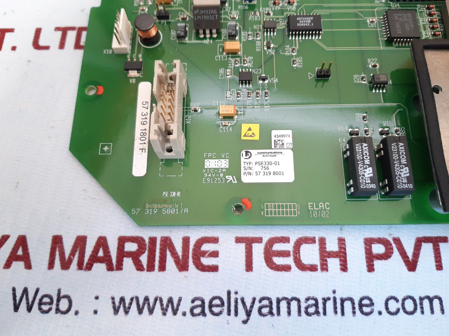 L3 Communications pse330-01 pcb card 57 319 8001