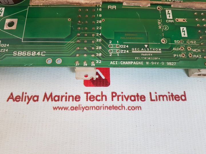 Gec alsthom sb6604c pcb card