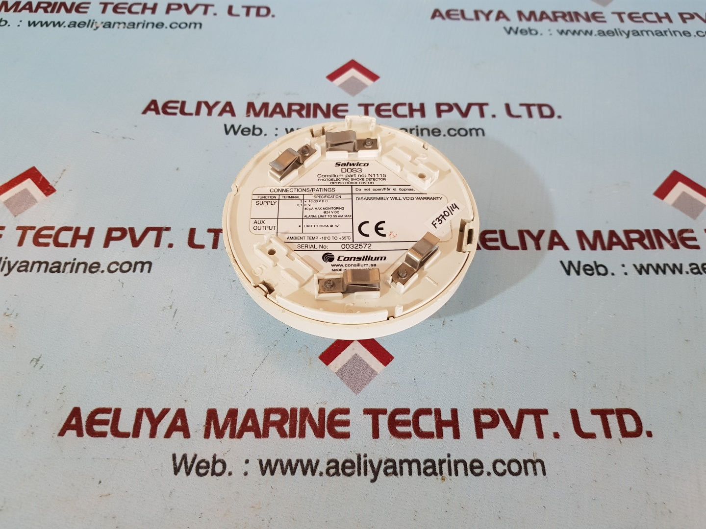 Salwico dos3 optical smoke detector n1115 24vdc