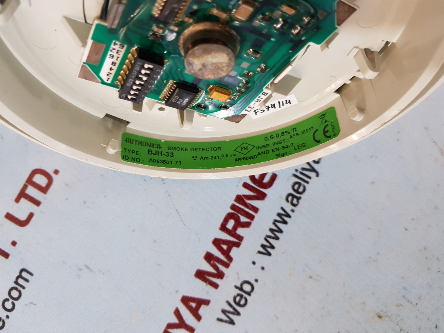 Autronica bjh-33 smoke detector