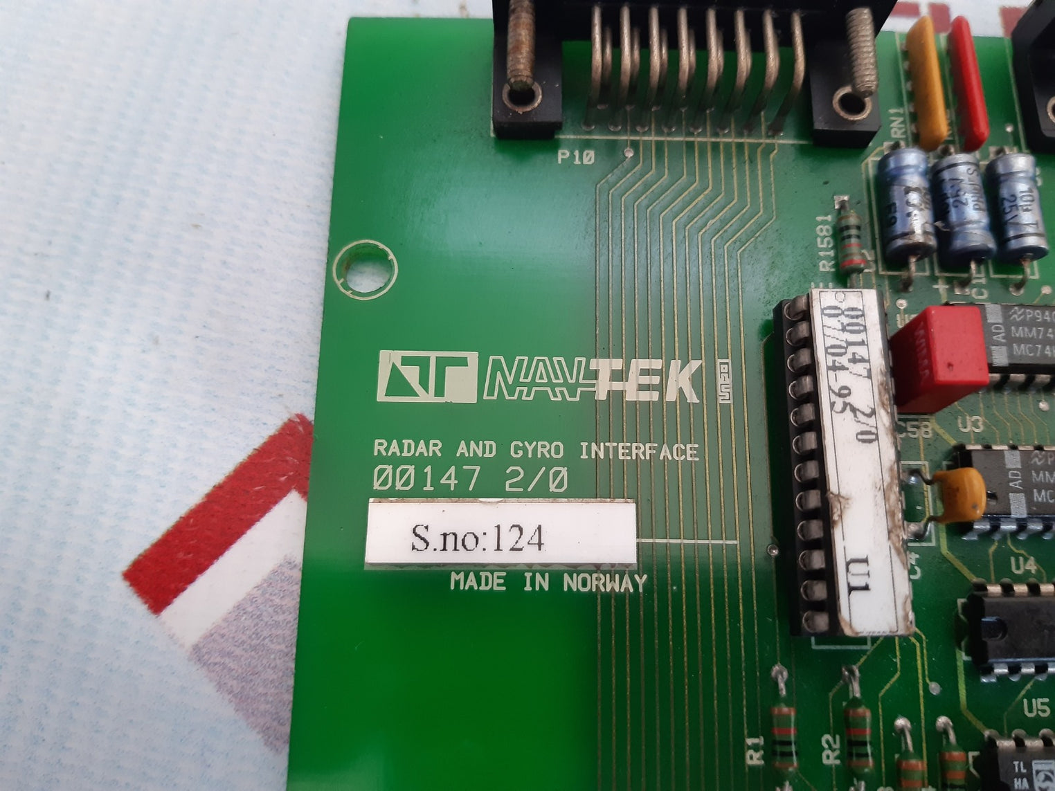 Navtek 00147 2/0 pcb card