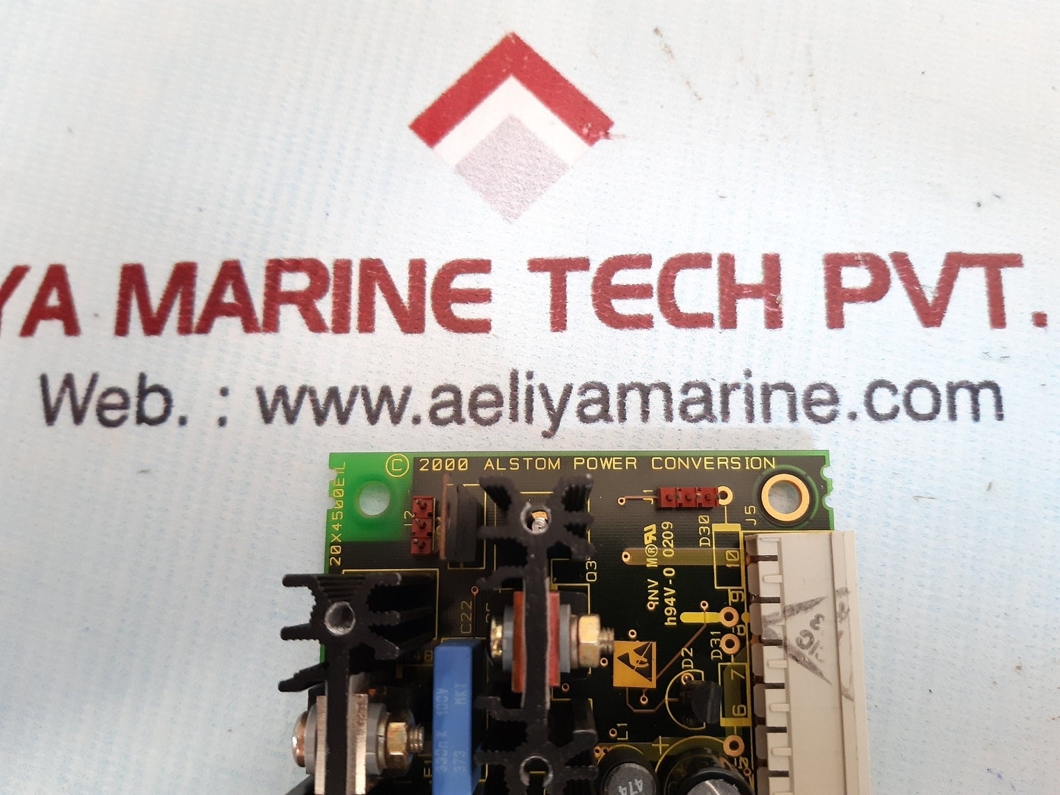 alstom power conversion 20x4500/40e thyristor gate board 