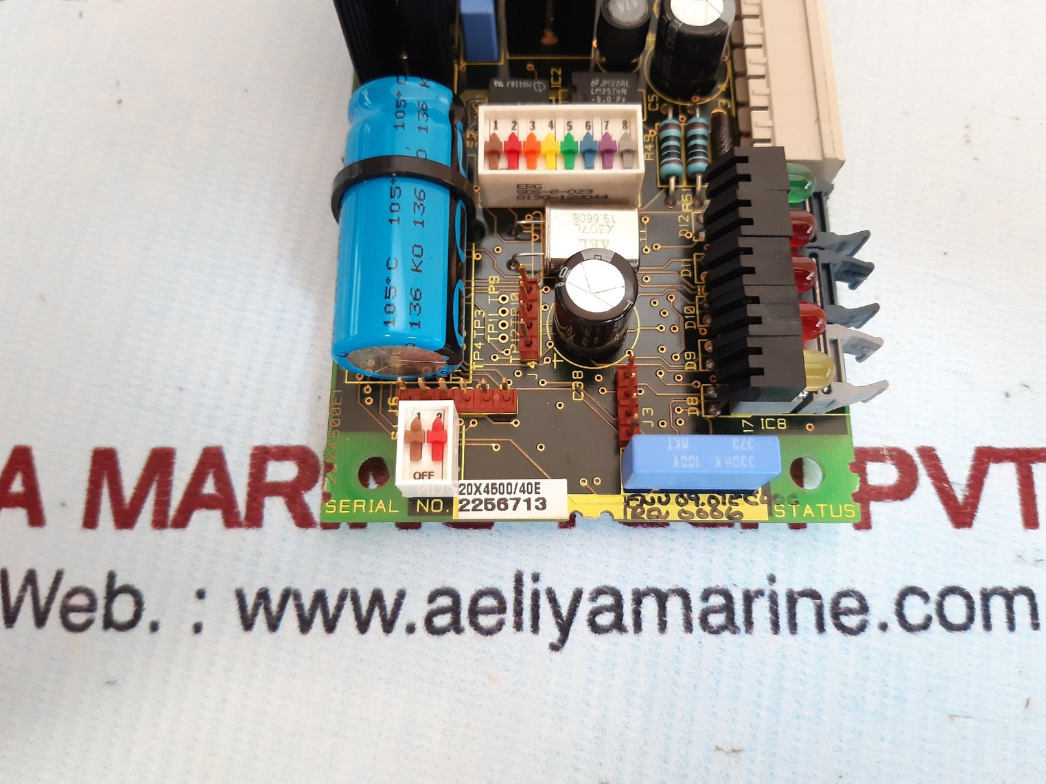 alstom power conversion 20x4500/40e thyristor gate board 