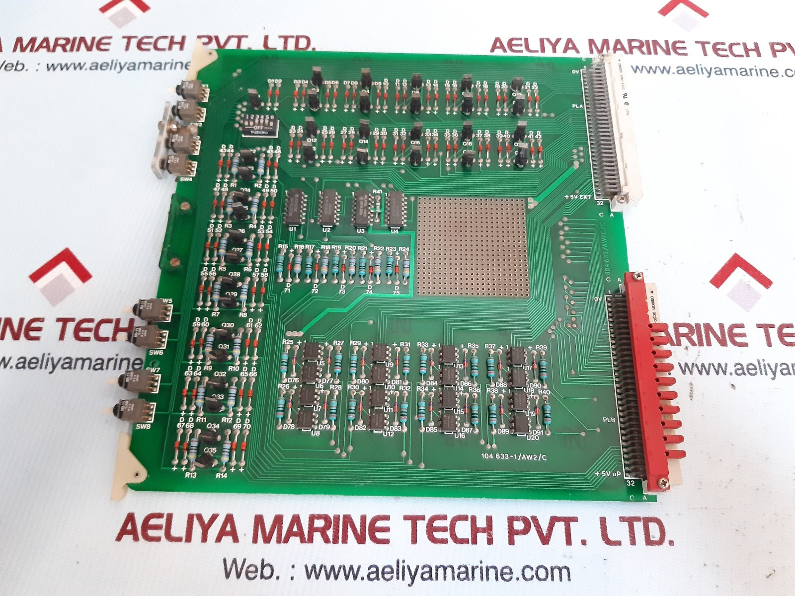 104 632/aw1s/c pcb card 104 633-1/aw2/c