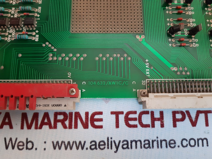 104 632/aw1s/c pcb card 104 633-1/aw2/c