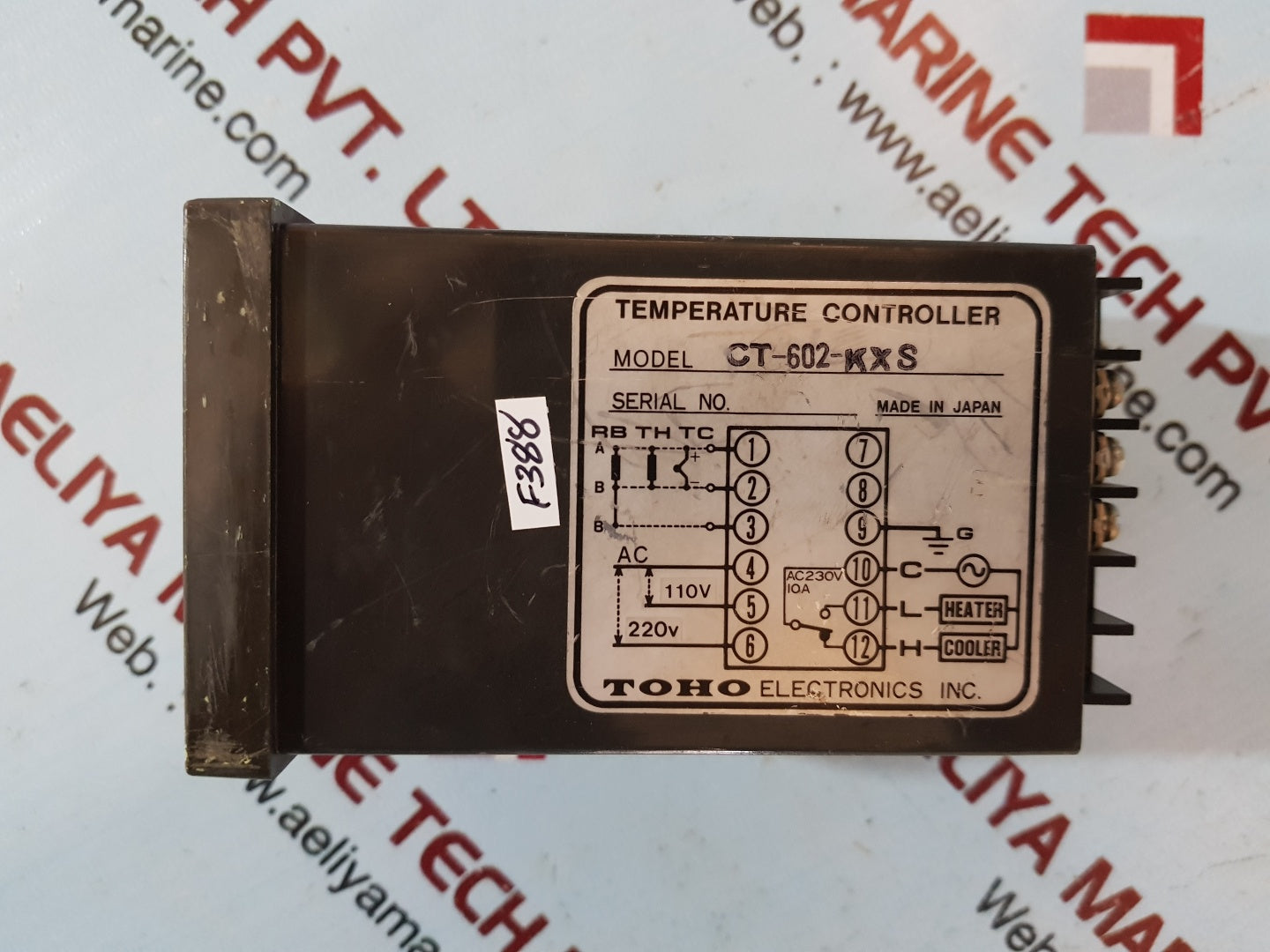 Toho ct-602-kxs temperature controller 0 to 600'c