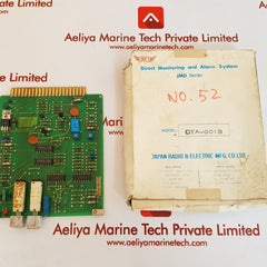 Jrcs dta-601b direct monitoring and alarm system
