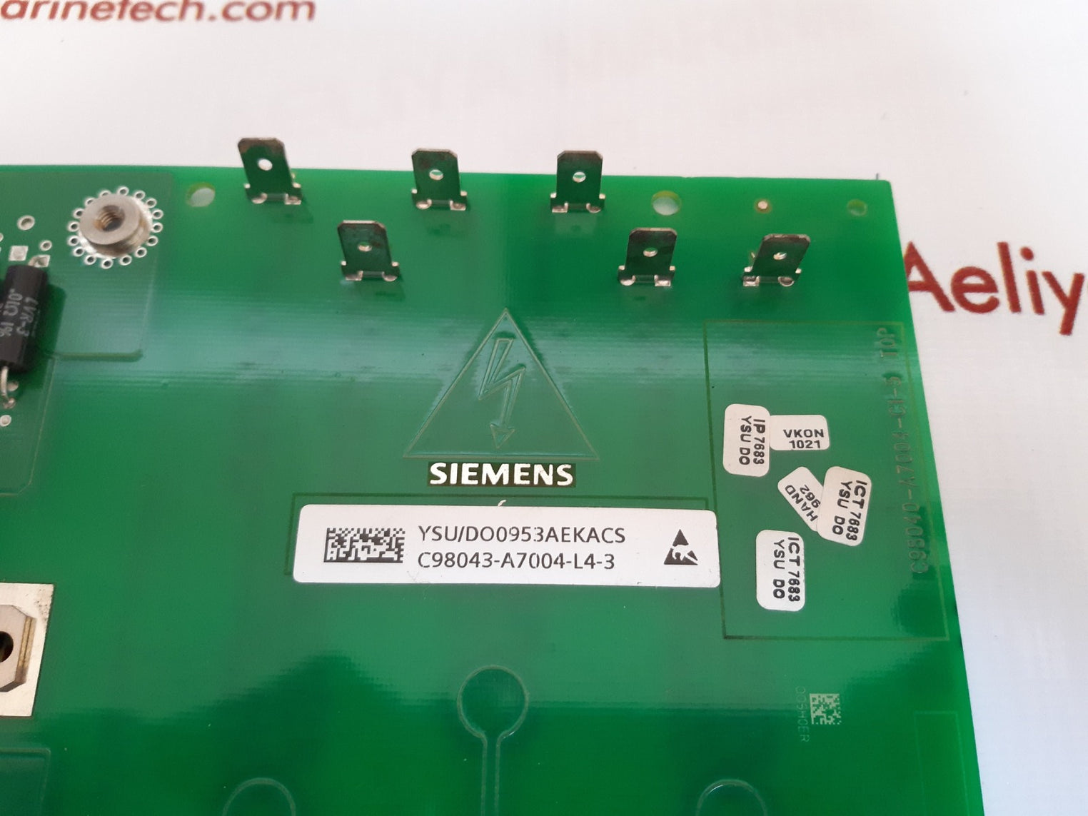 Siemens c98043-a7004-l4-3 pcb card c98040-a7004-c1-5 used