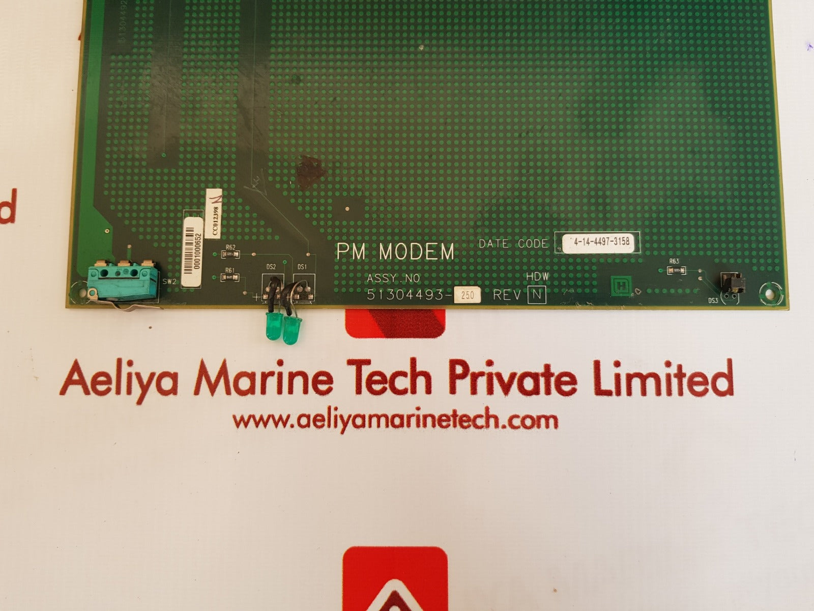 Honeywell 51304493-250 Pm modem card Used 