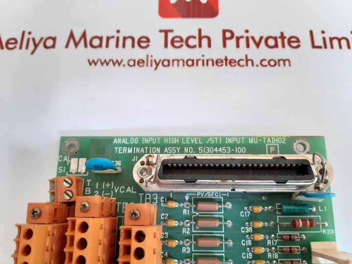 Honeywell mu-taih02 Anlog input termination board 