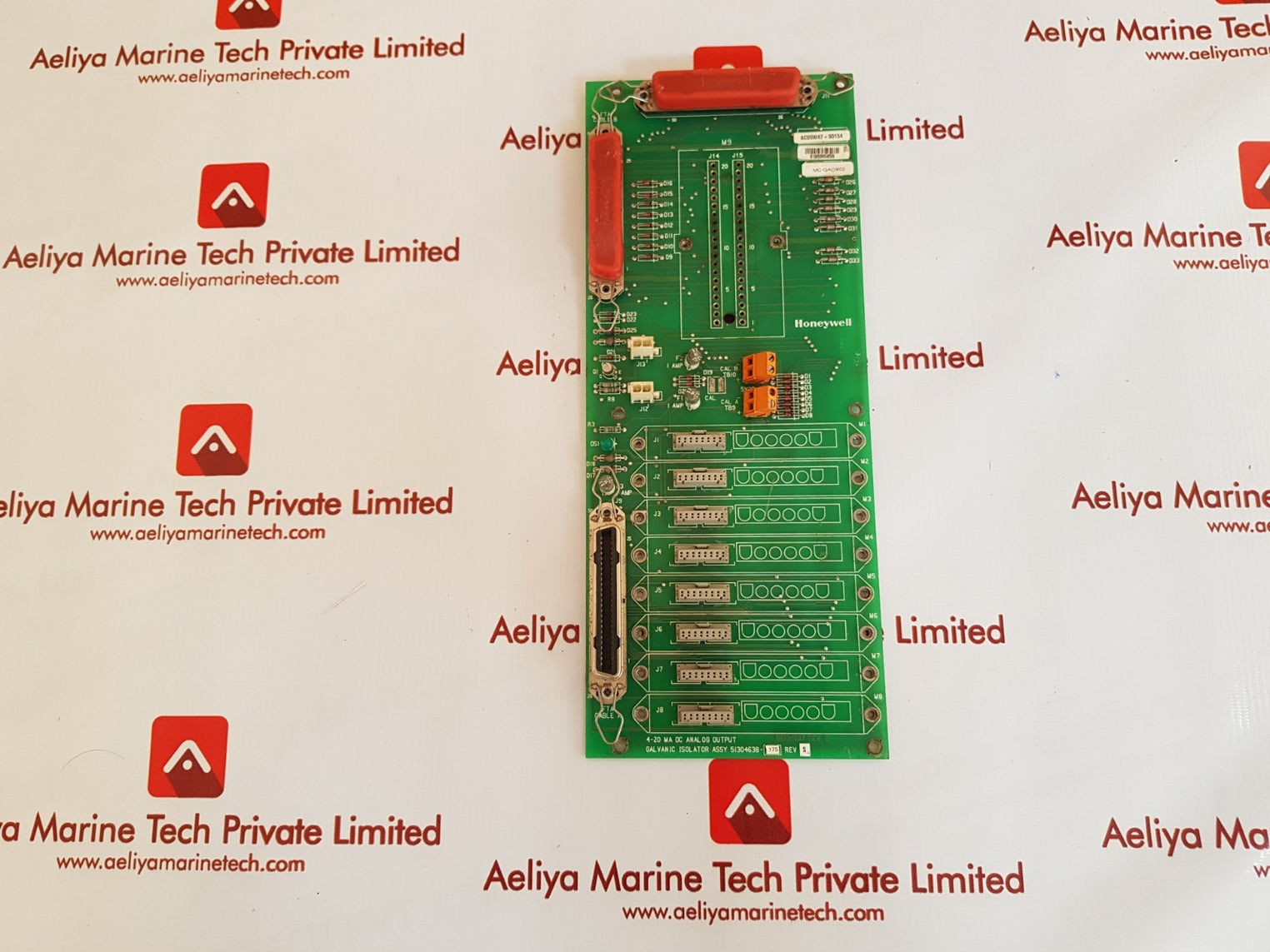 Honeywell 51304638-175 rev s analog output galvanic isolator mc-gaox02