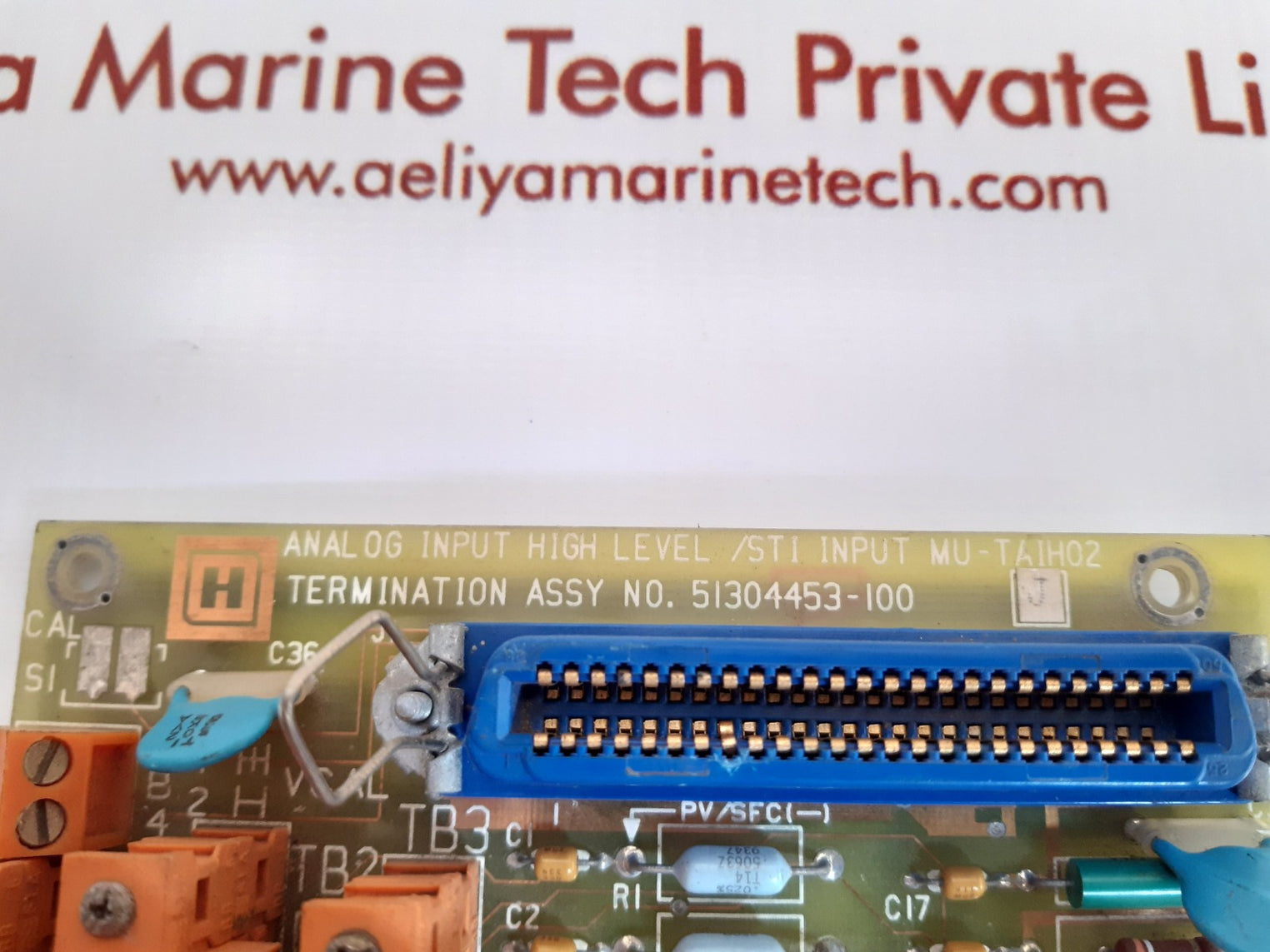 Honeywell mu-taih02 analog input high level termination board 51304453-100 j