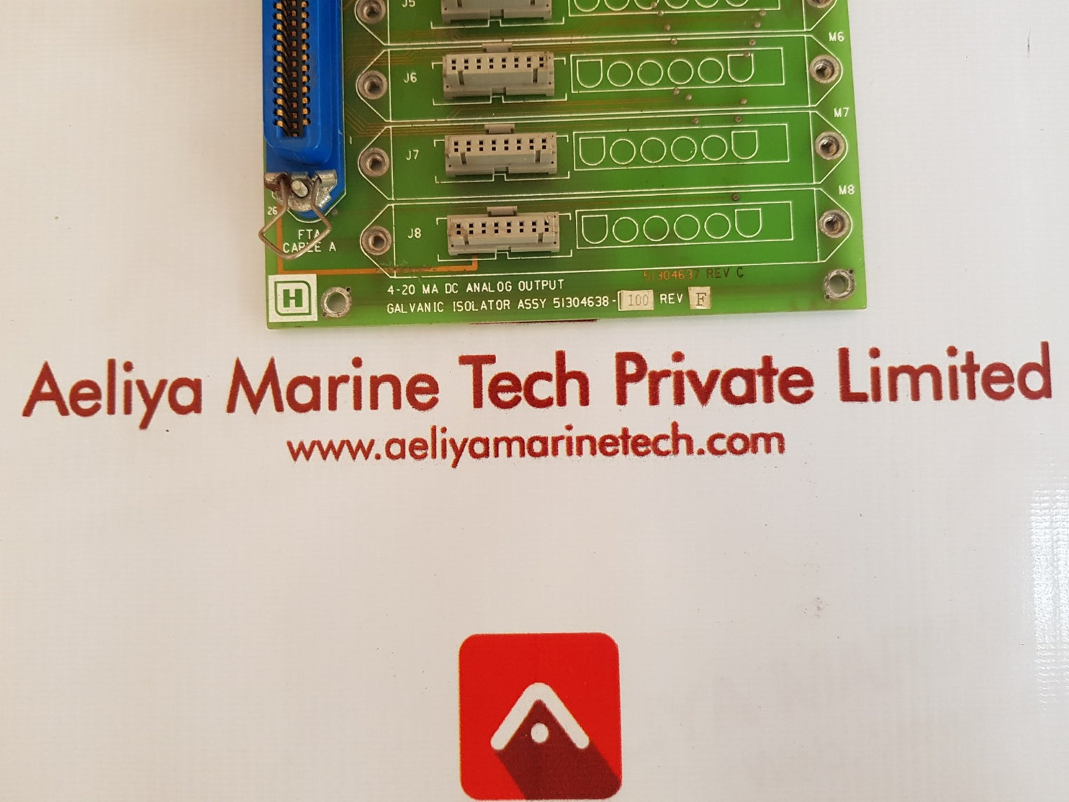 Honeywell mu-gaox02 analog output galvanic isolator 51304638-100 rev f