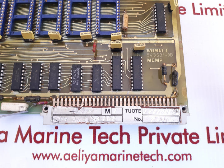 Valmet 543631-3b pcb card 543631-3a