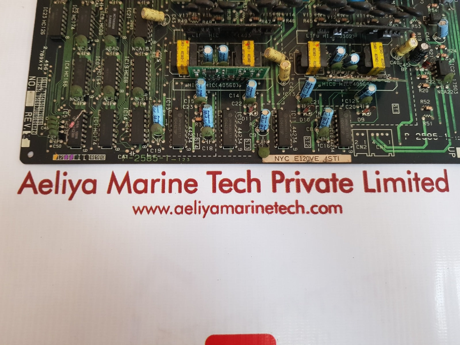 p-2585-1-123 pcb card nyc e120ve 4sti