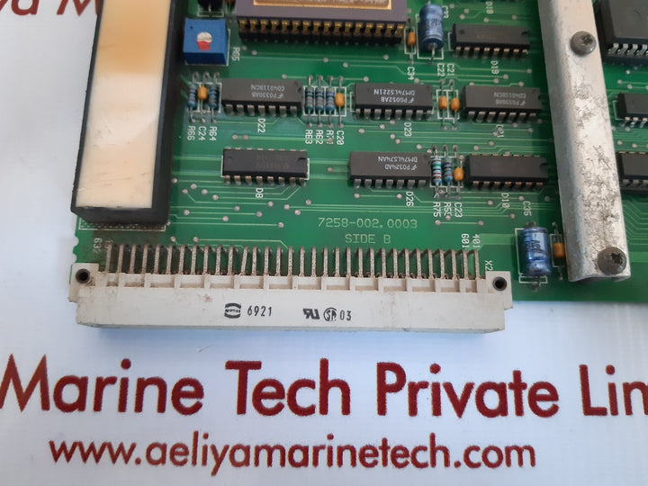 Kongsberg/autronica glk-90 pcb card 7258-002.0003
