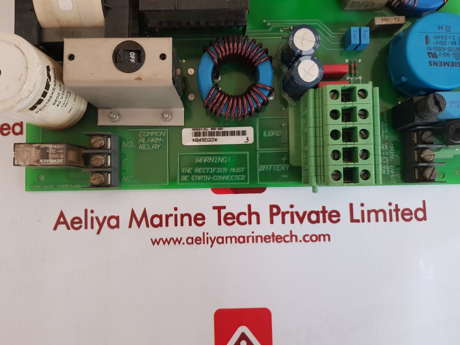 Eltek ep671b pcb card t19076-h9-10