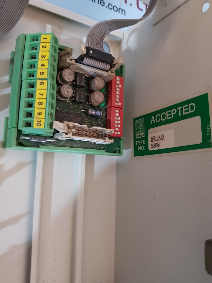 Autronica bs 100 fire alarm panel