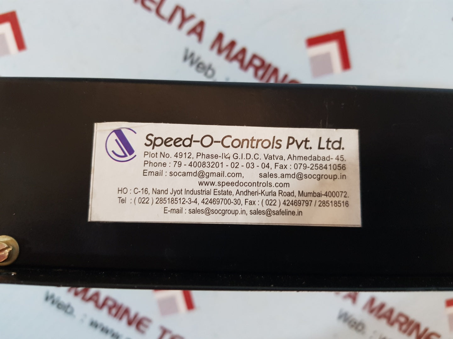 Speed-o-controls anti crane collision