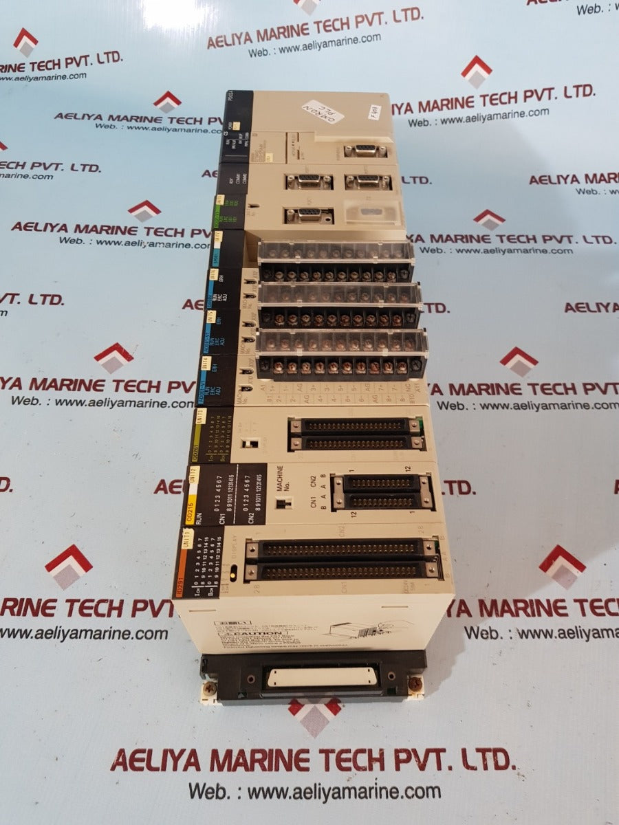 Omron cs1g-cpu44h,id291,od215,od261,ad081-v1,da08v,sp001,scu21-v1,pd024  rack