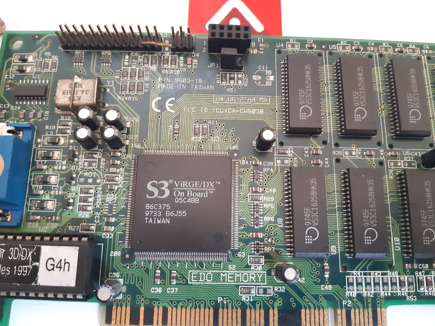 Icuvga-gw5038 9503-18 edo memory pcb card