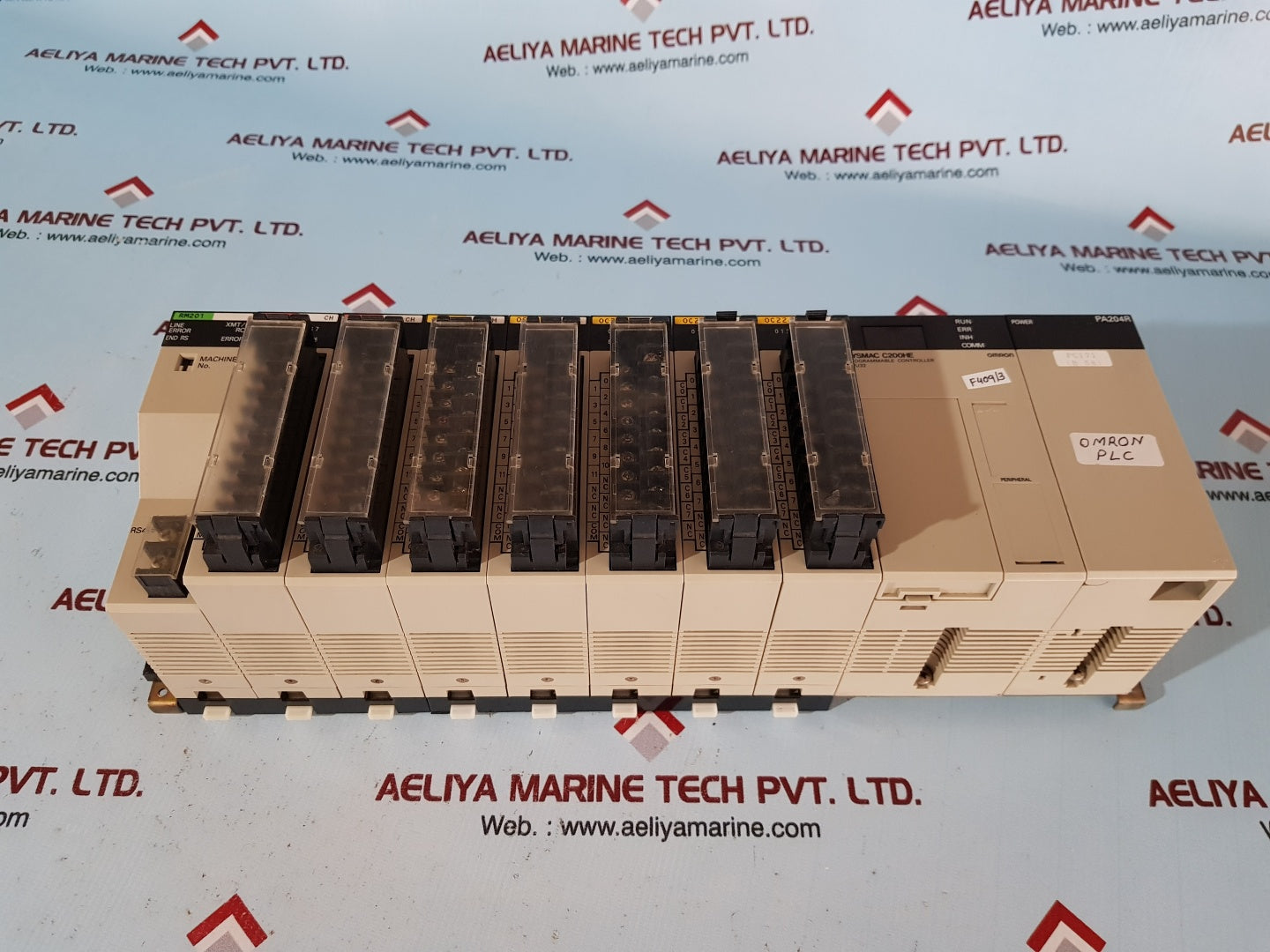 Omron sysmac c200he,rm201,ia122,oc222,oc224,pa204r module rack