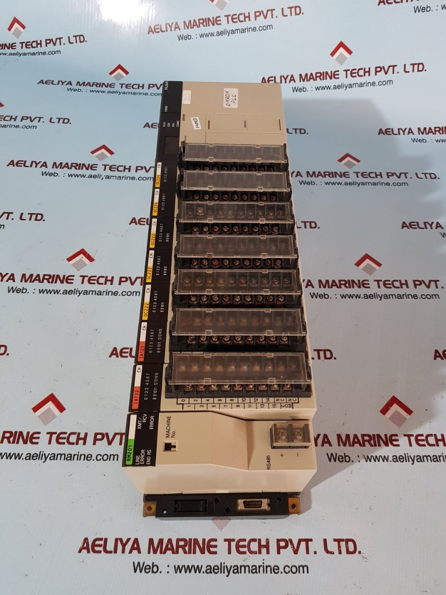 Omron sysmac c200he,rm201,ia122,oc222,oc224,pa204r module rack