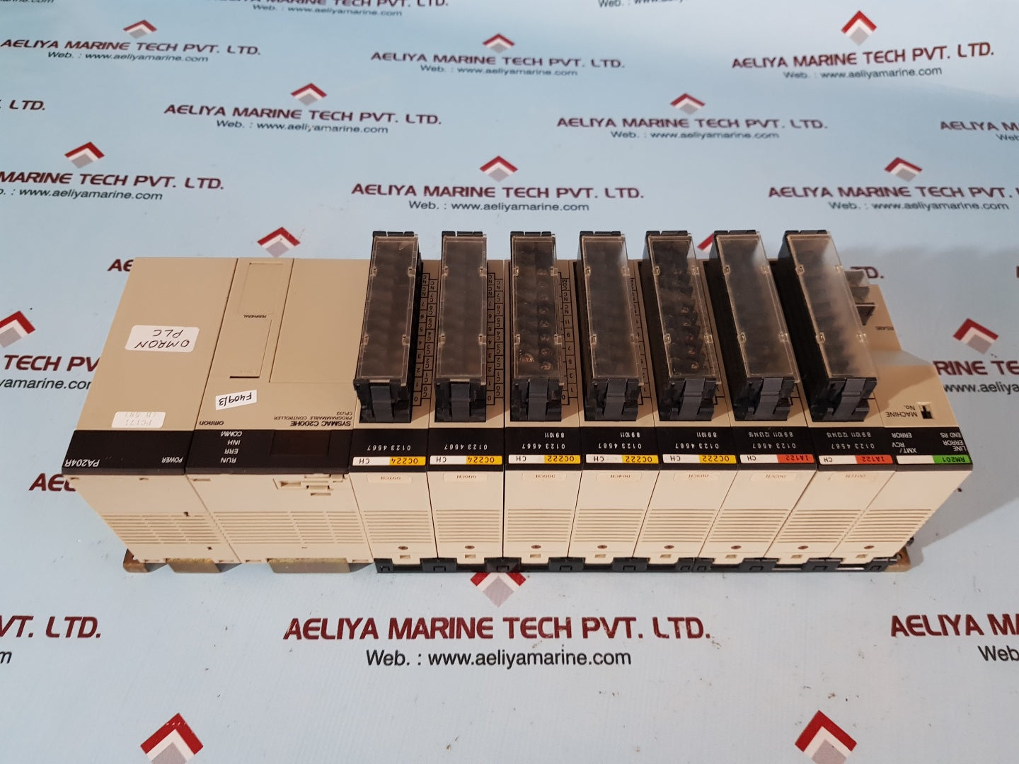 Omron sysmac c200he,rm201,ia122,oc222,oc224,pa204r module rack