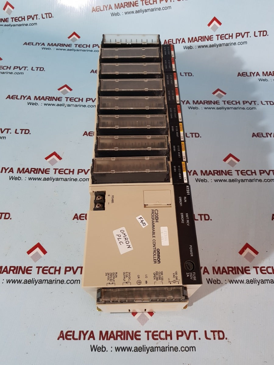 Omron c200h ,rt201,ia122,oc222 module rack 