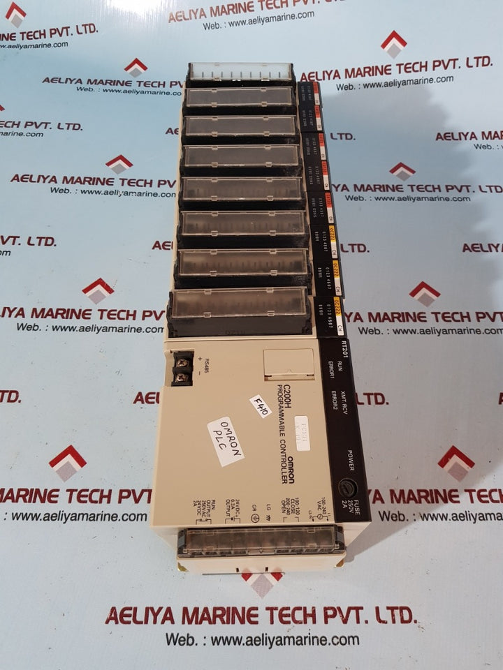 Omron c200h ,rt201,ia122,oc222 module rack 