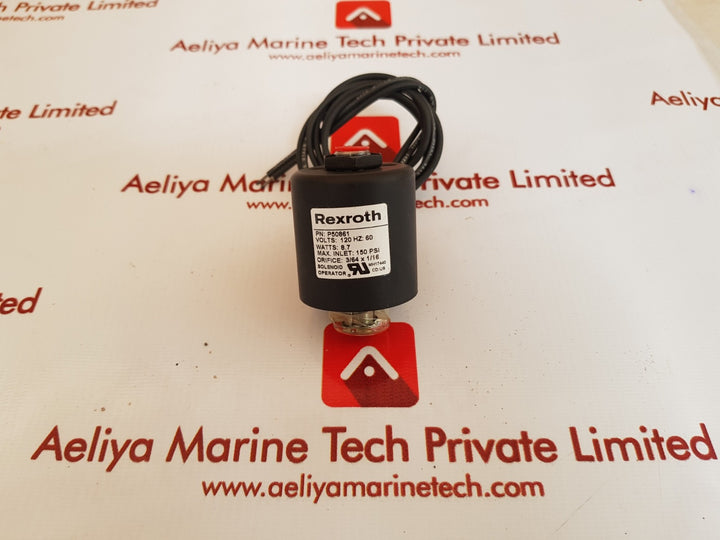 Rexroth p50861 solenoid operator coil 