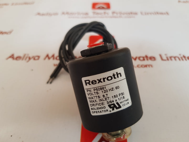 Rexroth p50861 solenoid operator coil 