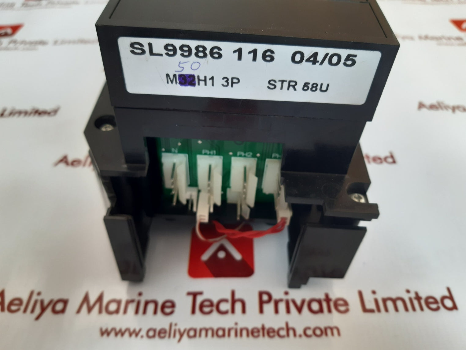 M50h1 3p  str 58u in =5000a electric trip control circuit breaker