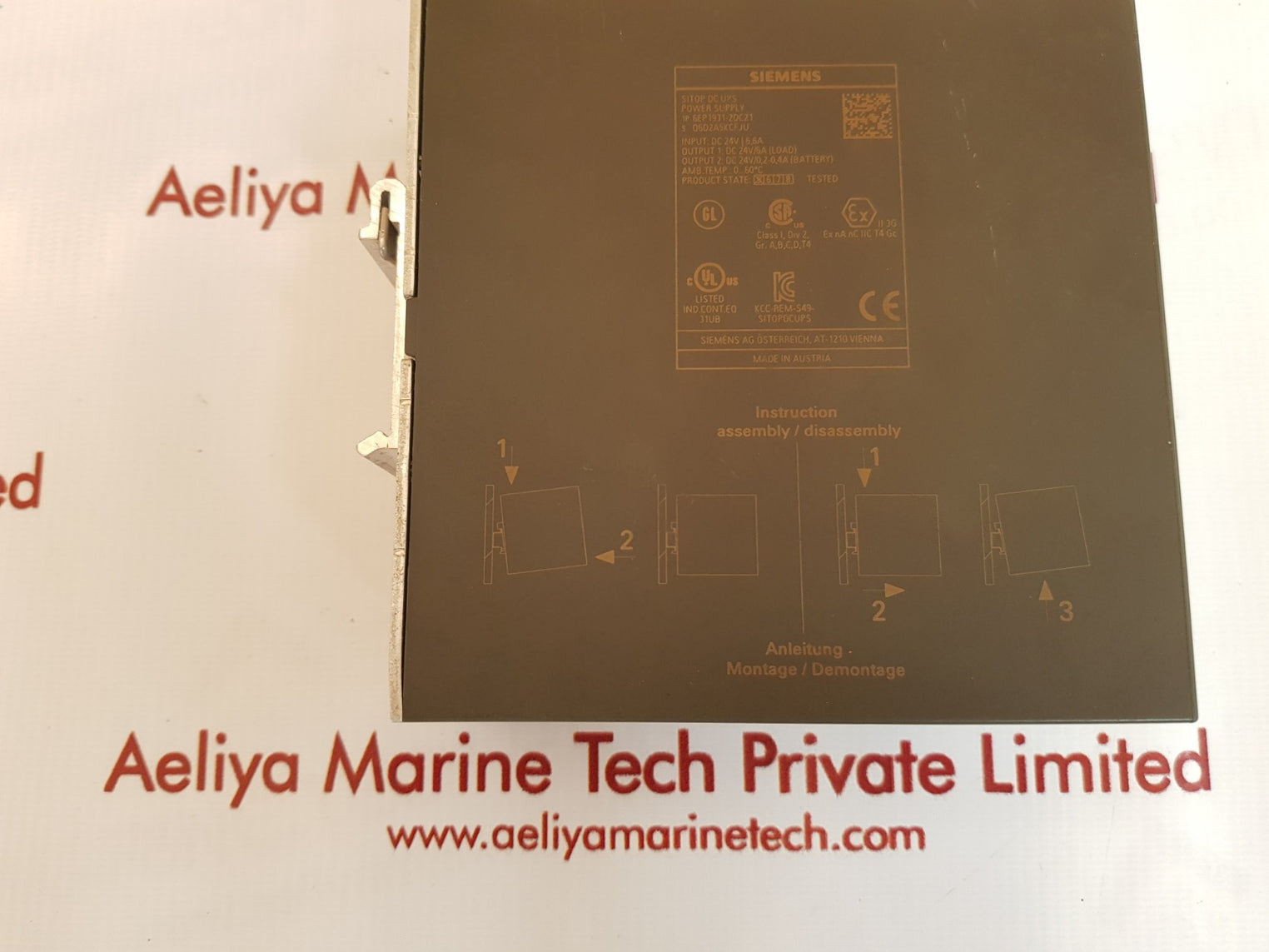 Siemens 6ep1931-2dc21 sitop dc ups power supply