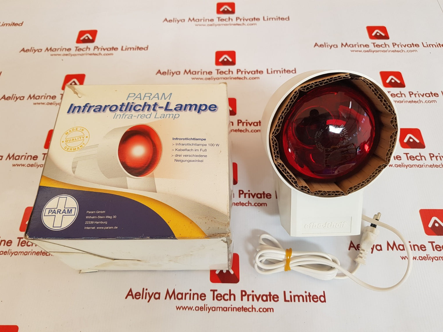 Efbe-schott infrared red lamp for effective pain relief 