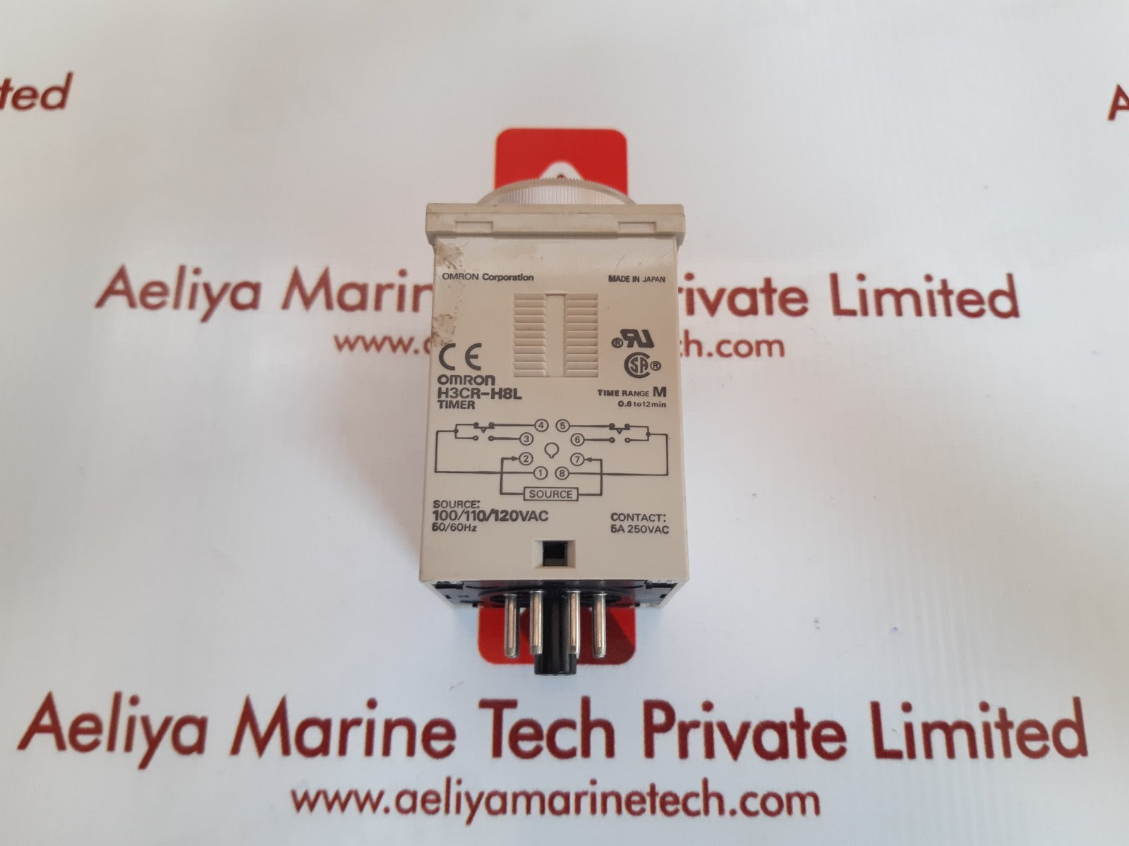 Omron h3cr-h8l timer relay 