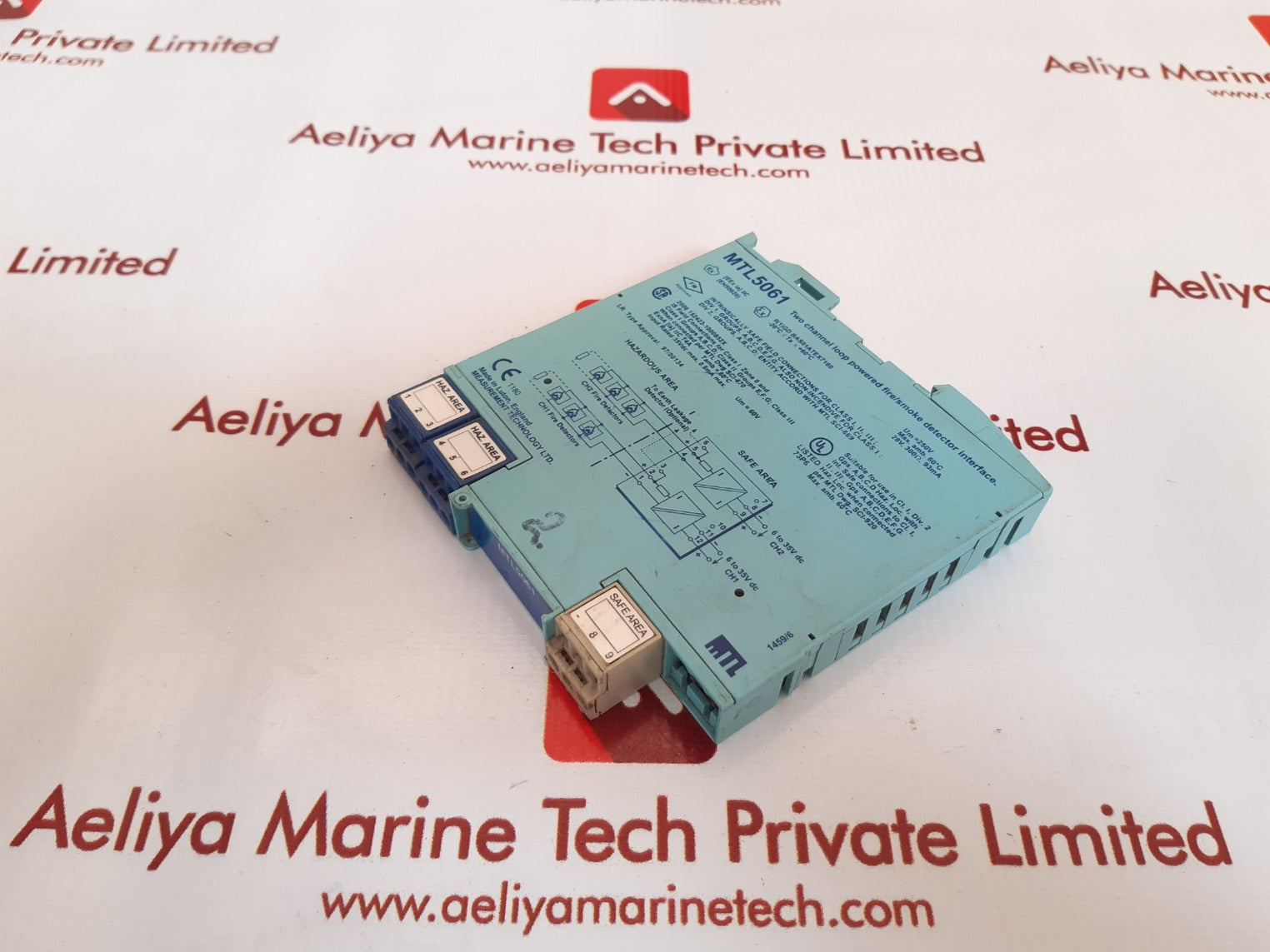 Measurement mtl5061 two channel loop powered fire/smoke detector interface