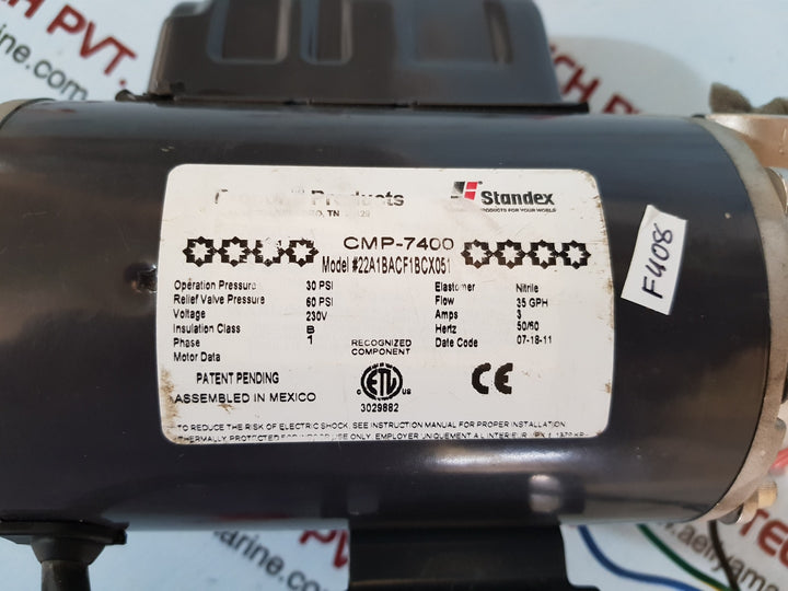Standex cmp-7400 motor 22a1bacf1bcx051