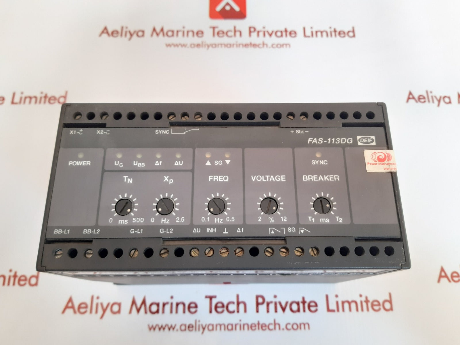Deif Fas113Dg 100037273.60 Synchronize Controller

