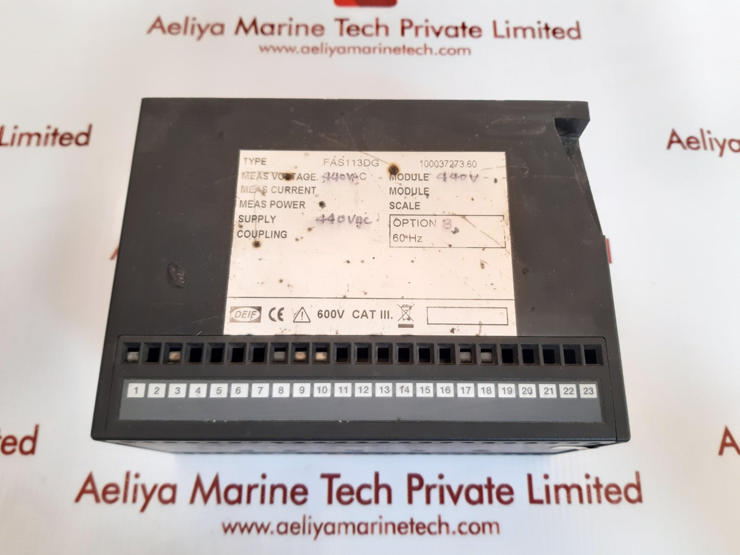 Deif Fas113Dg 100037273.60 Synchronize Controller