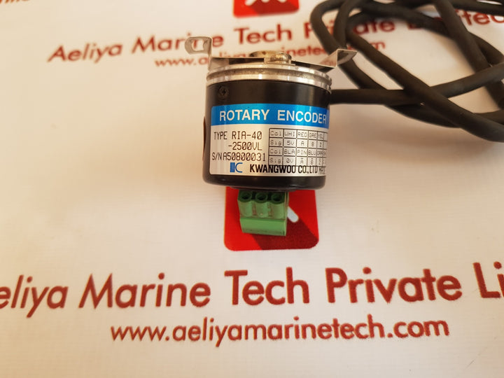 Kwangwoo ria-40-2500vl rotary encoder