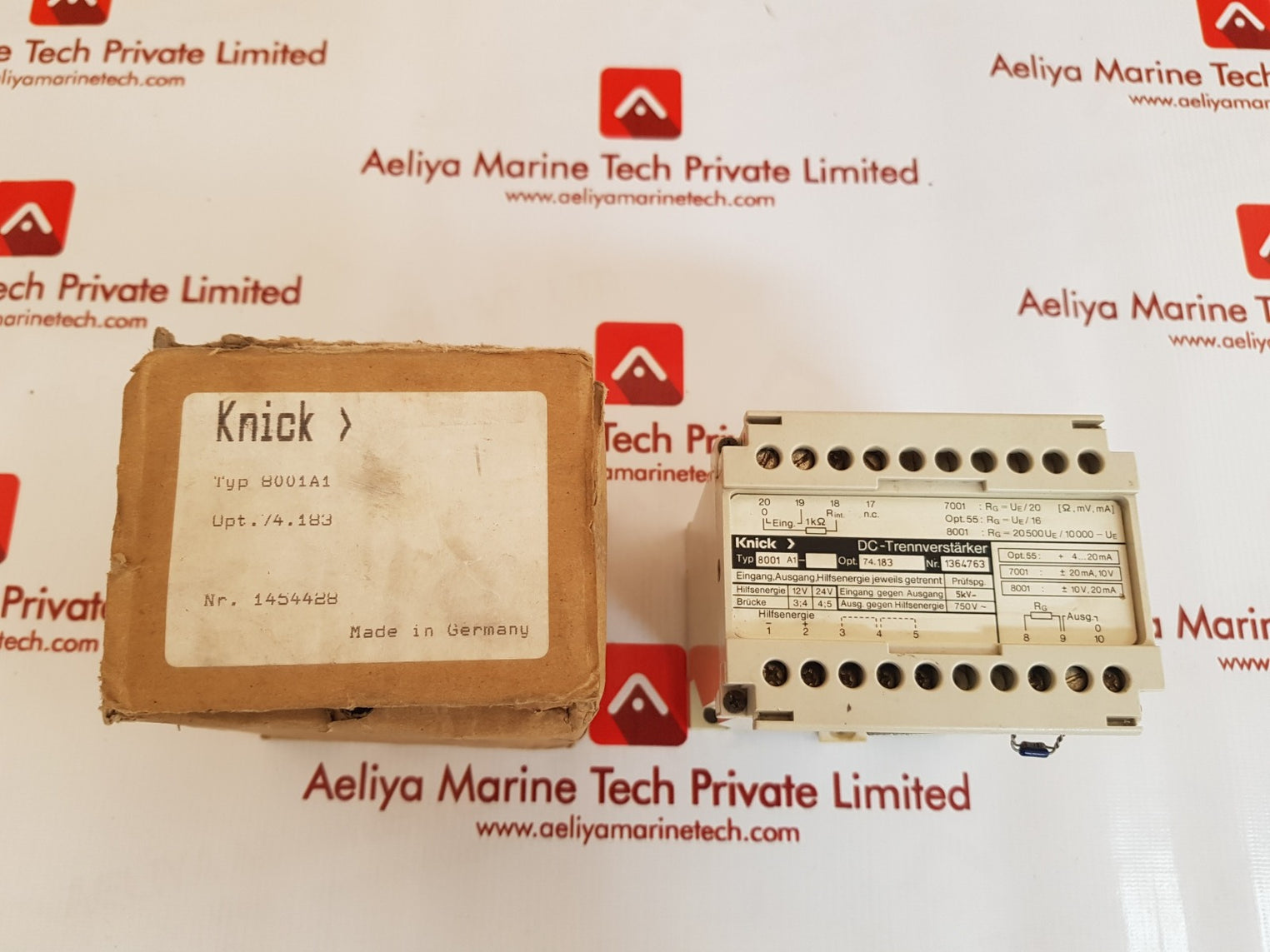 Knick 8001a1 dc isolation amplifier 