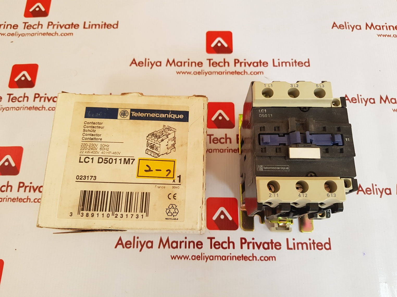 Telemecanique lc1 d5011m7 contactor