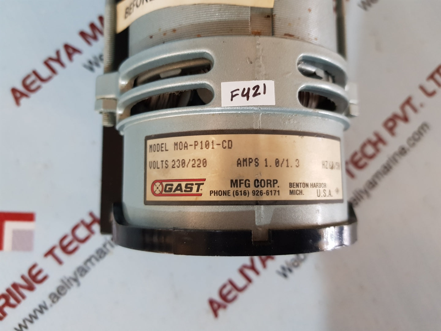 Gast moa-p101-cd air compressor vacuum pump