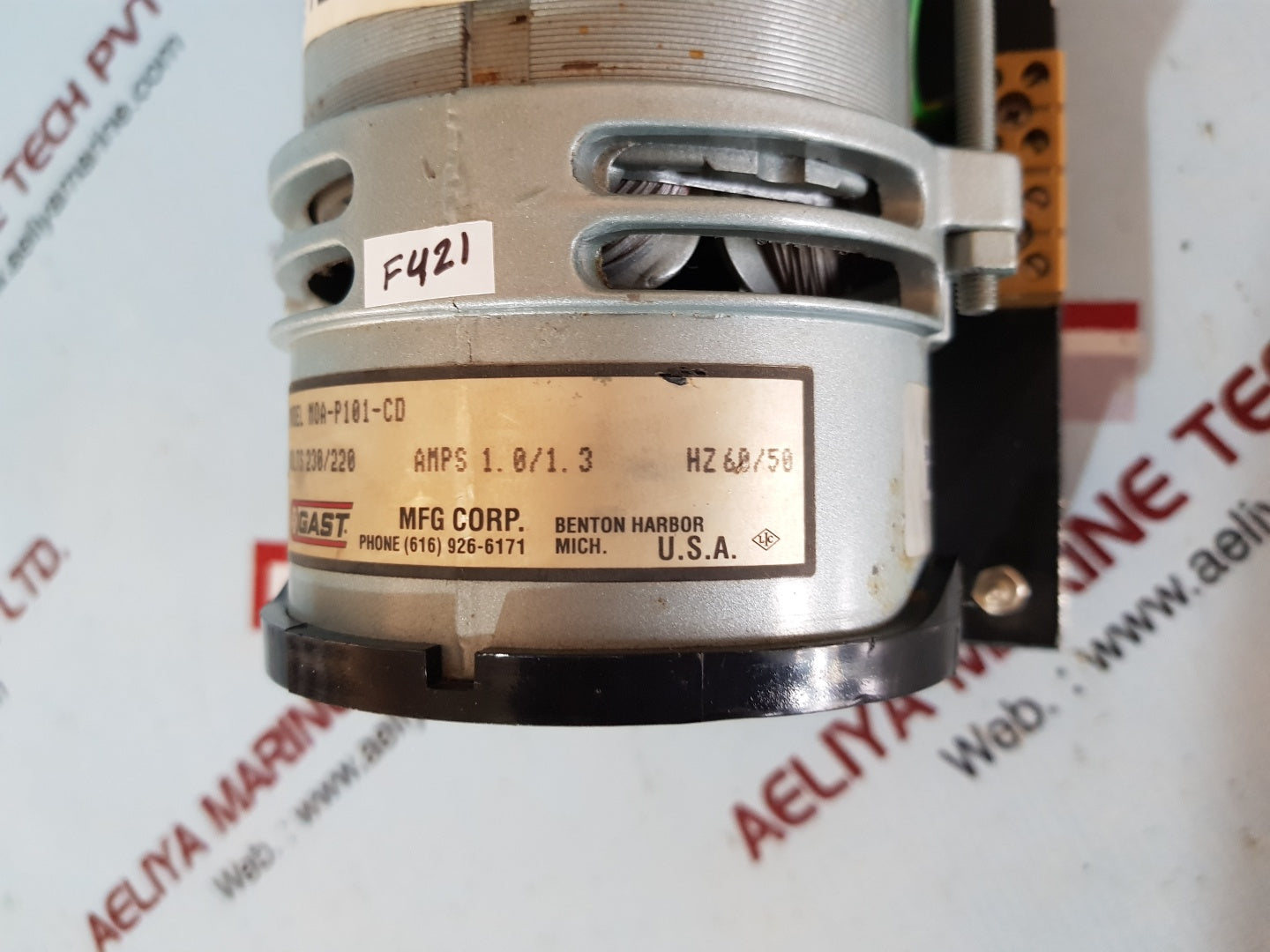Gast moa-p101-cd air compressor vacuum pump
