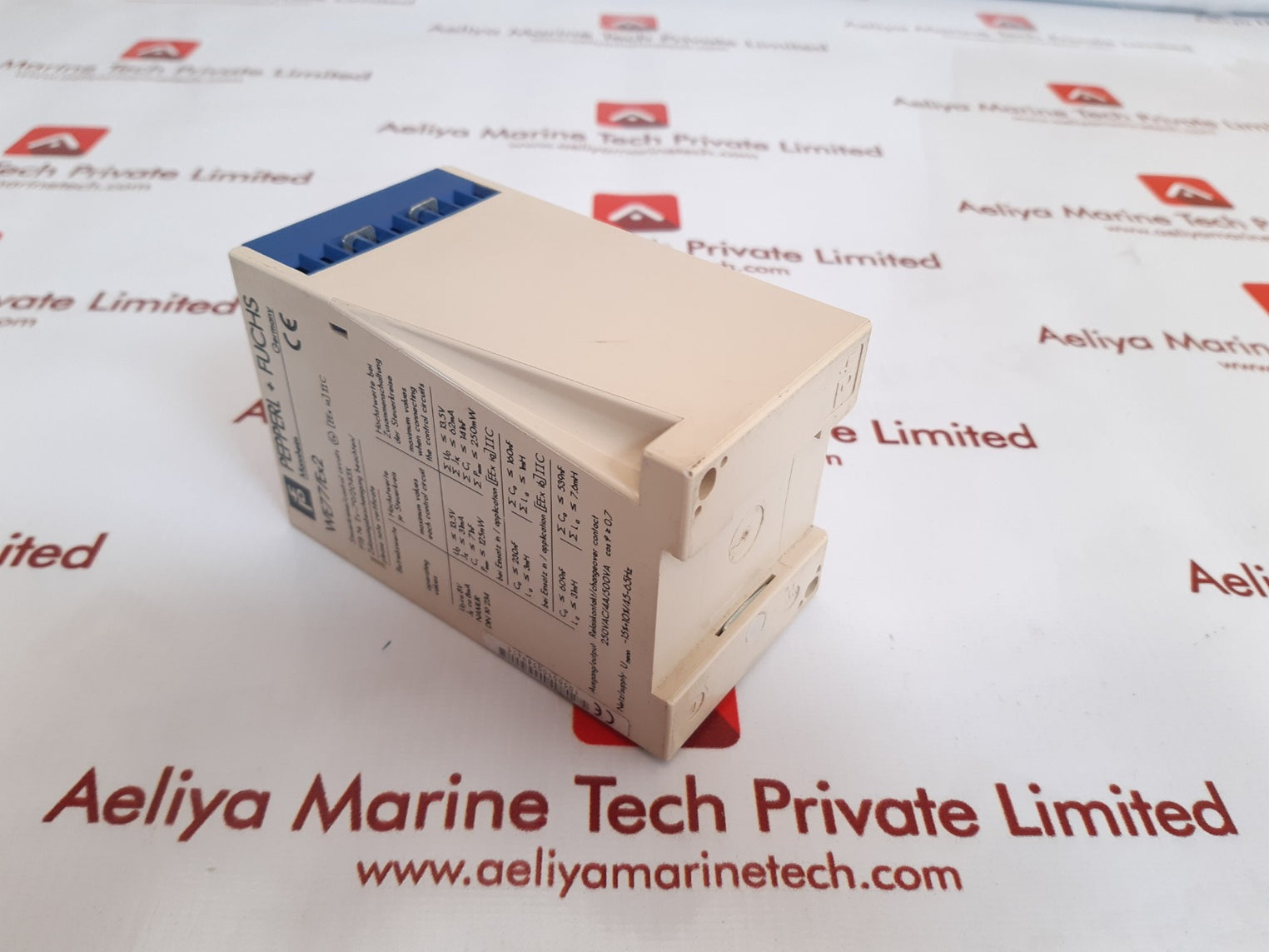 Pepperl + fuchs we77/ex2 safety relay 01543s