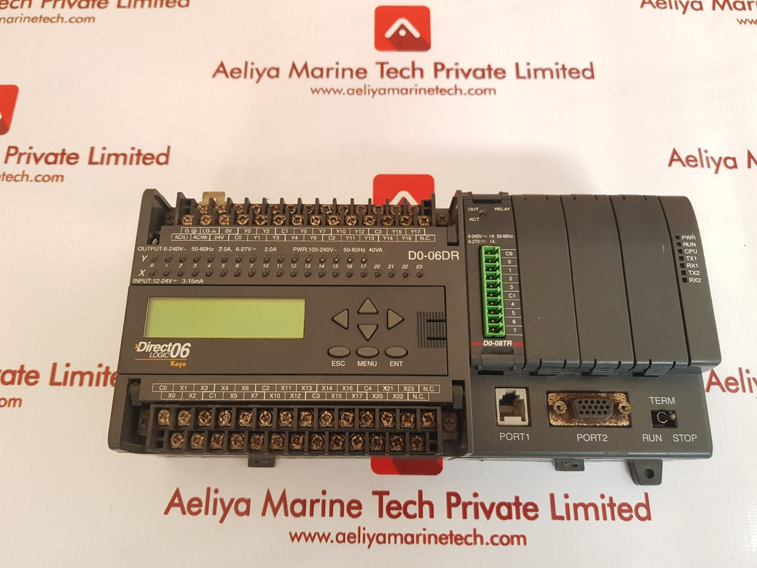 Automation direct logic 06 plc koyo d0-06dr