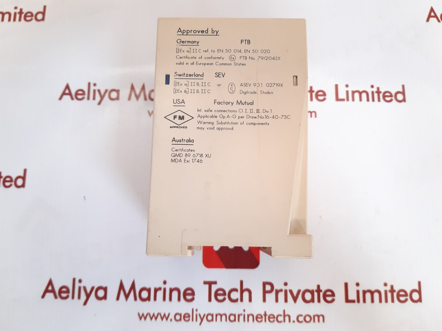 Pepperl + fuchs we77/ex2 safety relay 01543s