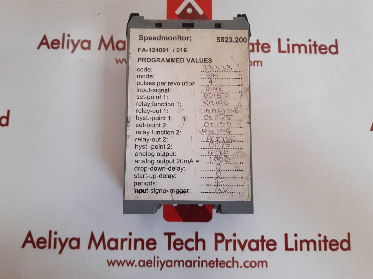 Rheintacho 5823.200 speed monitor